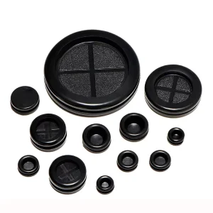 Custom Molded Two-faces Closed Round Insulation Electrical Rubber Dust-proof Protective Guard Sleeve Any Diameter