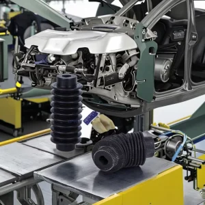 Custom Molded Various Lengths Corrugated Rubber Bellows Flexible Accordion Rubber Bellow Hose