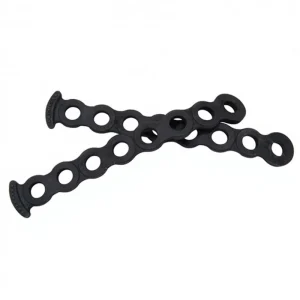 Custom Molding Black Epdm Silicone Rubber Strap with Hole