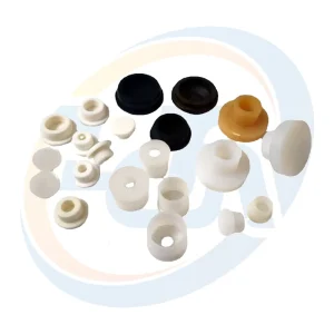 Custom Molding Small Transparent Silicone Plug NBR EPDM Rubber Grommet Seal Clear Rubber Stopper ISO9001 Certified 20 90 ShoreA