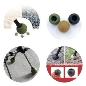 Custom Moon Chair Anti Sagging for Silicone Spherical Base Wear Resistant Foot Pad for Camping Chair Zhuoyue OEM ZY004