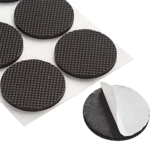 Custom Moulded 3M Adhesive Grid Silicone Rubber Pad Anti Slip Damping Self Adhesive Waterproof Custom Color Foot Pad