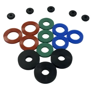 Custom NBR EPDM FKM Silicone Neoprene Flat Sealing Washer Ring Oil Heat Resistant Waterproof Industrial Mechanical Rubber Gasket