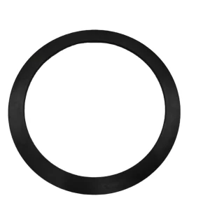 Custom NBR EPDM Flat Rubber Gasket Black Round Sealing Washer for Pipe Flanges and Industrial Applications