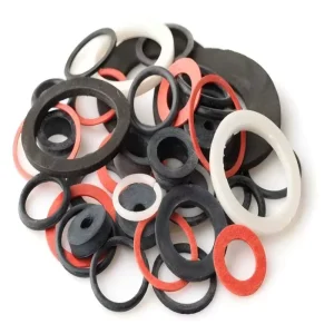 Custom NBR EPDM Industrial Rubber Flat Washer Seal Gasket 20 90 ShoreA Hardness ISO9001 Certified Custom Color Logo