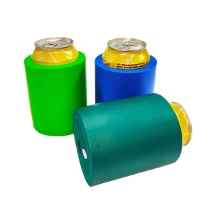 Custom NBR Foam Rubber Protective Sleeve Shockproof Insulated Non Slip Reusable Eco Friendly Beer Can Cooler Bracket Cover