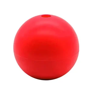 Custom NBR Solid Oil Resistance Rubber Ball With Hole 28mm 30mm 35mm 40mm Rubber Balls