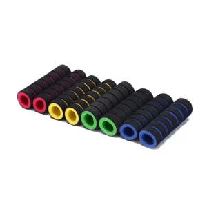 Custom NBR Two-Tone Foam Corrugated Tube, Fitness Equipment Handle Grip Protective Cover