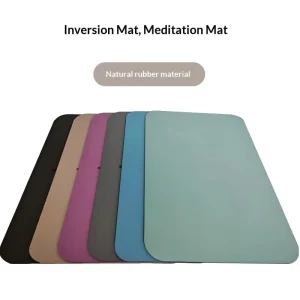 Custom Natural Pu Eco Friendly Durable Non Slip Yoga Exercise Support Mat with Flat Elbow Pads 60cm Length 5MM Thickness