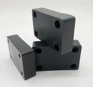 Custom Neoprene Rubber Block NBR Buffer Block EPDM natural Rubber Block