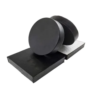 Custom Neoprene Rubber Block Natural Elastomeric Bearing Pad for Bridges Moulding Cutting Processing