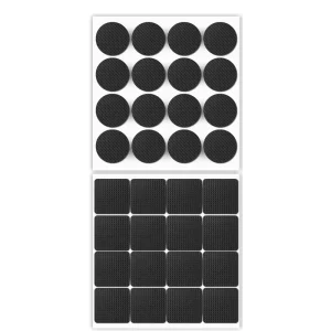 Custom Non-Slip EVA Rubber Foam Square and Round Furniture Foot Pads for Table and Desk Legs
