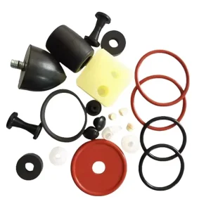 Custom Non standard Special shaped Silicone Rubber Plugs Iron clad Parts Sealing Rings Wear resistant Corrosion Resistant Flat