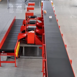 Custom PVC Rubber Belt Conveyor System for Cargo Transportation