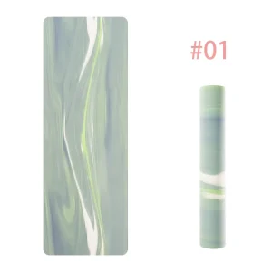 Custom Pilates Yoga Mat PU Natural Rubber Yoga Mat 5mm Thick for Pilates Studio
