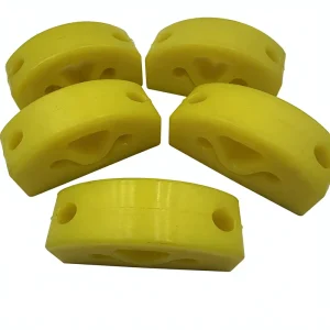 Custom Plastic Polyurethane (PU) Shaped Parts Wear Resistant Buffer Blocks Injection Molding Cutting Services