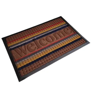 Custom Polypropylene and Rubber Commercial Entrance Door Mat Anti-Slip Floor Mat