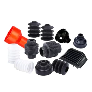 Custom Precision Silicone Rubber Injection-Molded Bellows Dust Boot Protective Cover for Automotive and Industrial OEM ODM