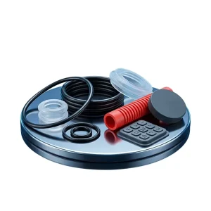 Custom Precision Silicone Rubber O Rings Gaskets Seals Injection Molding Low MOQ 500 Parts for Industrial Sealing