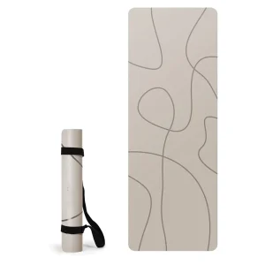 Custom Premium Eco friendly 4mm Anti slip Anti tear PU Natural Rubber Yoga Mat Pilates Fitness Home Use Folding Design