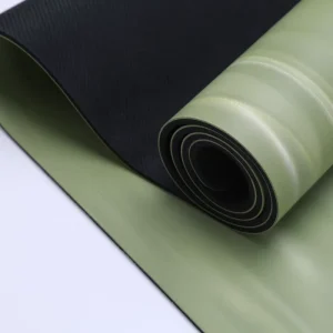 Custom Print Natural Rubber Yoga Mat for Gymnastics Fitness Color Blocking Pure Rubber Antislip Yoga Mat