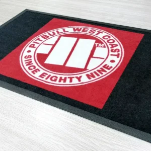 Custom Printed Barbershop logo Mat logo Rug Large Area logo Carpet