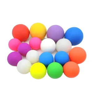 Custom Printed Logo Mini High-Bounce Natural Silicone Rubber Balls for Pets