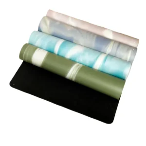 Custom Printed Natural Rubber Yoga Mat Non Toxic Anti Slip Thick Mat for Pilates Hot Yoga Private Label Vinyasa Pilates Studio
