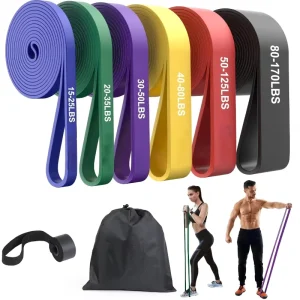 Custom Printing Fitness Workout Equipment Training Elastic Rubber Band for Gym Yoga Exercise Fitness Resistance Band