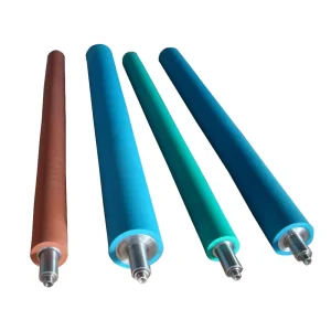 Custom Professional Silicone Rubber Lamination Roller for Industrial Processing High Quality Durable Rubber Roller