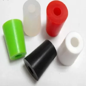 Custom Professional Silicone Rubber Stopper Conical Plug with Hole for Sealing Off Custom Rubber Products