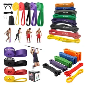Custom Pull up Assistance Exercise Loop Elastic Resistance Bands for Body Building Yoga Muscle Training Rubber Resistance Bandas