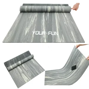Custom Quality Full Rubber Yoga Mat Super Anti Slip High Resistance Random Multi Colors Exclusive Engraving