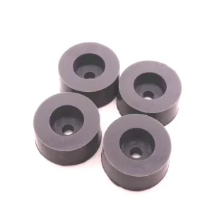 Custom Round Silicone Rubber Foot Pads Anti-Slip Wear-Resistant with 3M Adhesive Backing