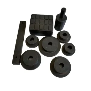 Custom Rubber Bushings and Caps Compression Molding and Precision Cutting OEM ODM