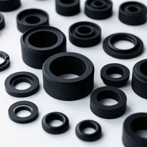 Custom Rubber Bushings for Multiple Industries, Various Sizes and Materials