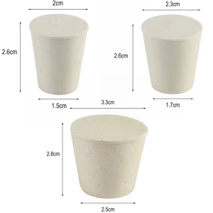 Custom Rubber Cylinder Cone Plug Rubber Stopper Set Without Hole