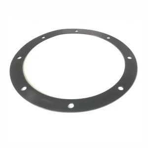 Custom Rubber Flange Gaskets Chemical Pipeline Sealing Perforated Flat CR Washers