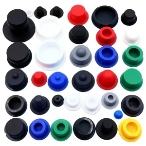 Custom Rubber Parts Molded Silicone Rubber Stopper Plug Various Sizes NBR EPDM Cover Cap Silicone Rubber End Caps