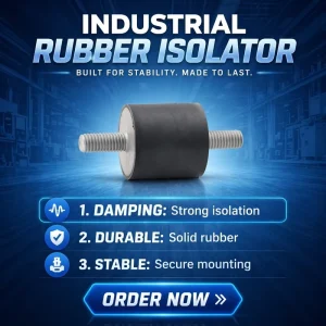 Custom Rubber Shock-Absorber Damper Foot Pads for Air Conditioner Compressors