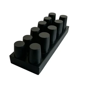 Custom Rubber Shock Absorber with Cylindrical Pins for Industrial Anti-Vibration Mounting