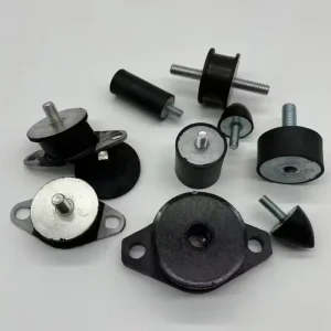 Custom Rubber Shock Absorber with Iron, Aluminum, or Copper Components