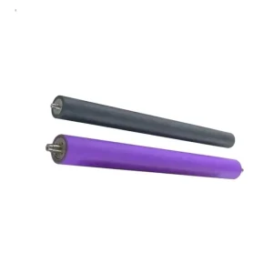 Custom Rubber coated Powerless Roller Polyurethane Rubber Roller High Temperature Resistant Silicone Roller