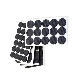 Custom Self Adhesive Backed Rubber Anti Slip Foam Pad Gasket Ring Products Silicone Rubber Feet Bumper Pads