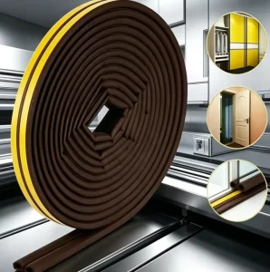 Custom Self-Adhesive EPDM Foam Rubber Door Seal Strip Waterproof for Door Window Gap