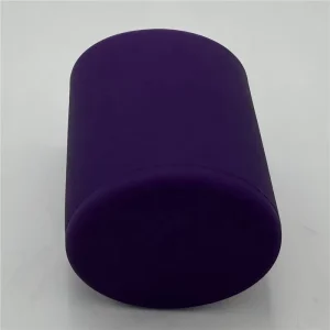 Custom Silicone Cup Sleeves Purple Food Grade Heat Resistant CE Certified Non-Toxic Anti-Skid 20-90 Shore