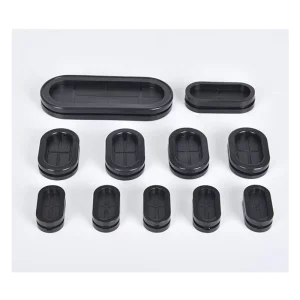 Custom Silicone Manufacturing High Heat Resistant Rubber Bumpers OEM EPDM Dust Cover Cable Rubber Grommet