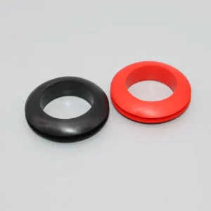 Custom Silicone Material Heat Resistance Black Red Rubber Square Gasket Grommets Eyelets