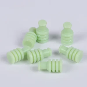 Custom Silicone Rubber Compression Molding Round Tapered Waterproof Plug