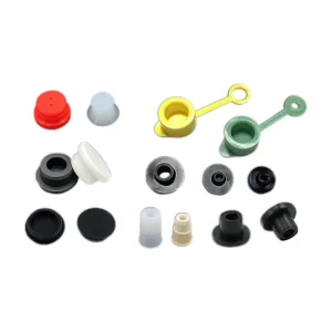 Custom Silicone Rubber End Caps Various Types NBR EPDM Cover Cap Industrial Seal Plug Mold Processing Service Rubber